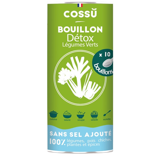Bouillon déshydraté détox (poireau, céleri, fenouil, citronnelle) bio - 1